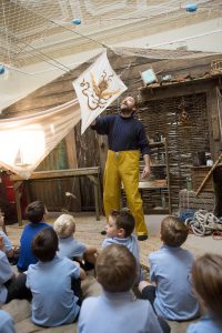 Spirits of the Sea by Theatre Hullabaloo, Actor Chris Connaughton production image