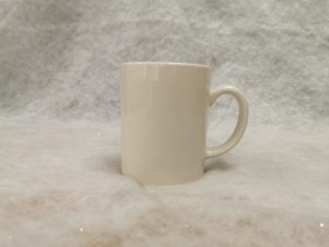 Plain mug on a table