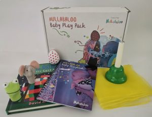 Baby play Pack and contents outside of the box