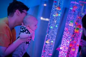 Baby at The Hullabaloo in the creative play space