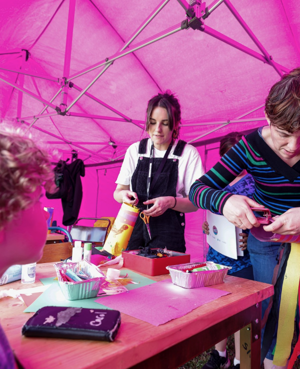 Critter Crowns with artist Adele Catchpole Theatre Hullabaloo